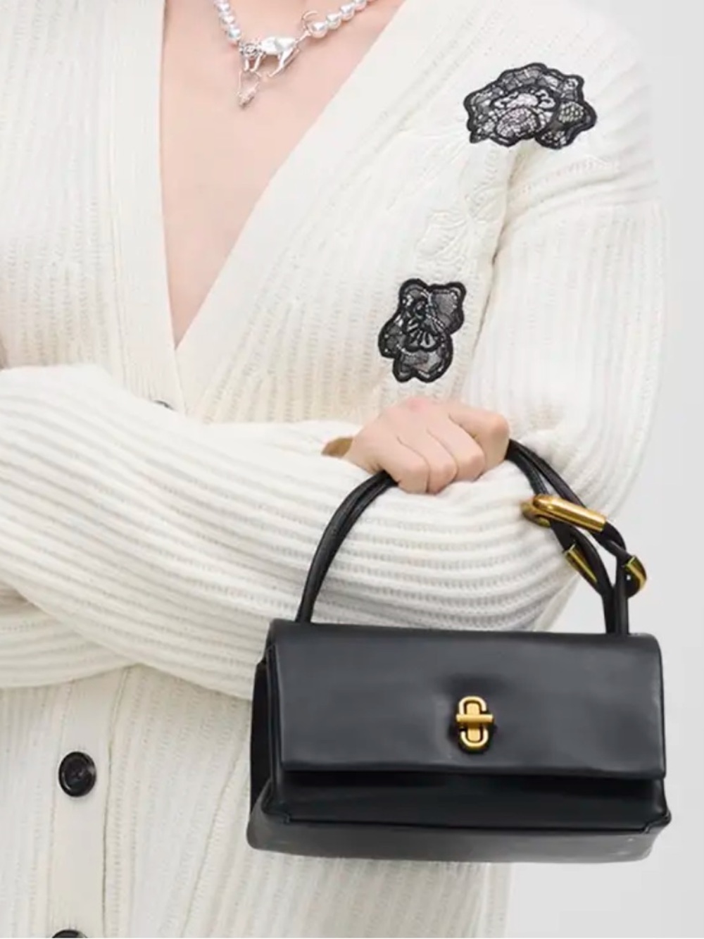 Marc Jacobs The Mini Dual Leather Top Handle Bag